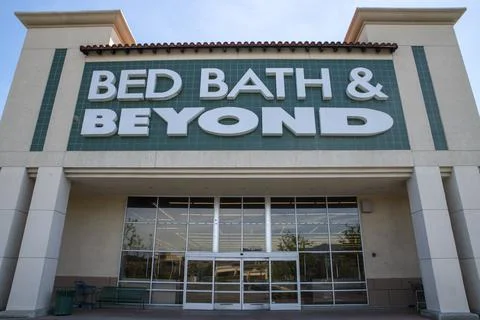Bed Bath Beyond retail store front. Permanently closed Stock Photos