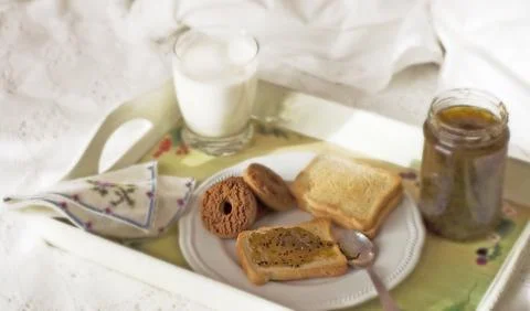 Bed &amp; breakfast 4 스톡 사진