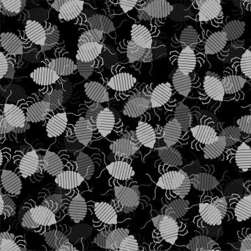 Bed bug pattern seamless. bedbug background. chinch vector texture Stock Illustration