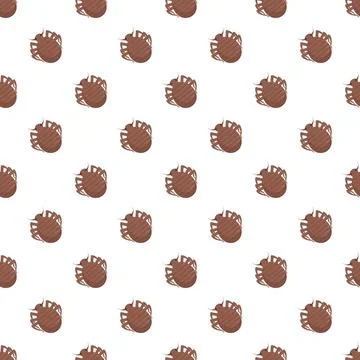 Bed bugs infestation pattern background イラスト素材