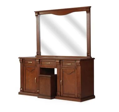 Bed dressing table Stock Photos