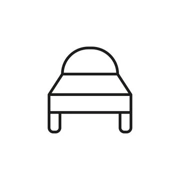 Bed icon vector design templates simple and modern Stock Illustration