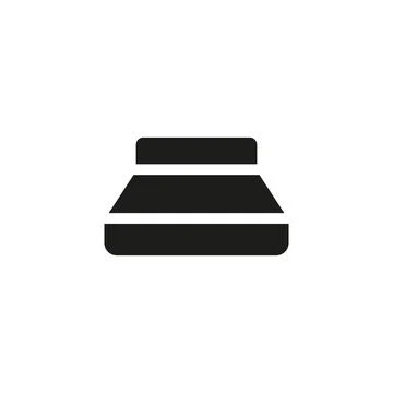 Bed icon vector design templates simple and modern Stock Illustration