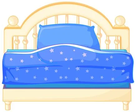 Bed Stock Illustration