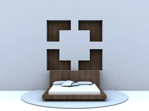 Bed Stock Illustration