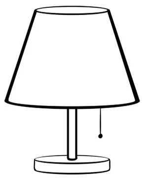 Bed lamp Stock Illustration