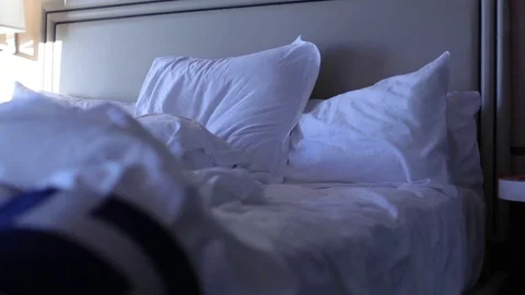 Bed Is Messed Up Stock Footage 73365402