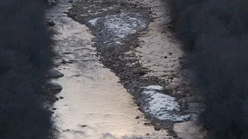 Bed of a mountain river Stock Footage 85631585