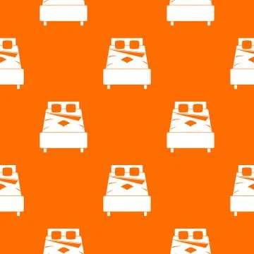 Bed pattern seamless 스톡 일러스트