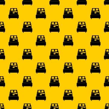 Bed pattern vector Illustrazione stock