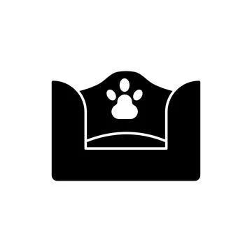 Bed, pet icon. Simple elements of animals store icons for ui and ux, website or 스톡 일러스트