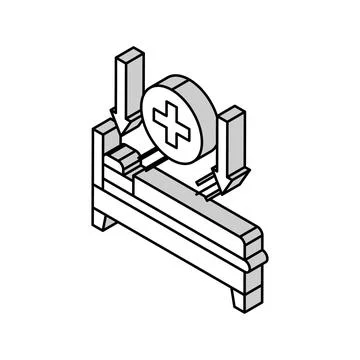 Bed rest hepatitis isometric icon vector illustration Stock Illustration
