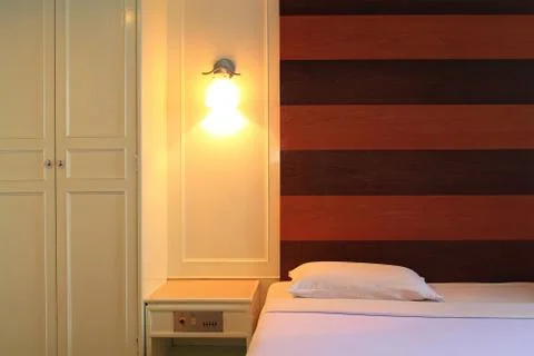 Bed room interior Stock Photos