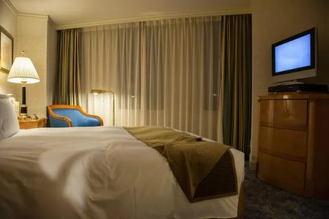 Bed room of interior Stock Photos