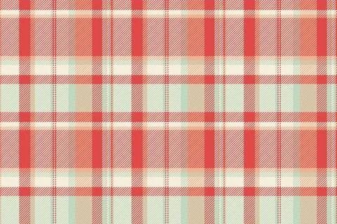 Bed seamless plaid vector, chic pattern check fabric. Variation textile tex.. Stock Illustration