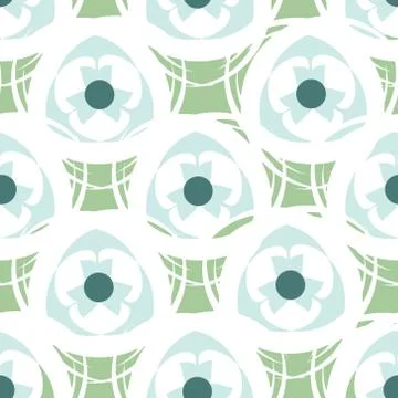 Bed sheet type seamless pattern design work Illustrazione stock