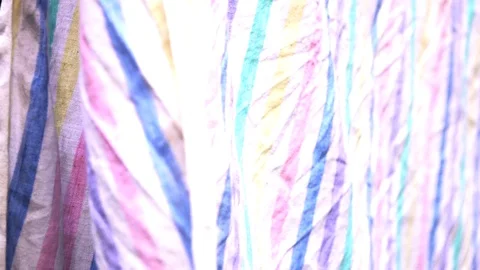 Bed sheet on washing line Stock Footage 101736637