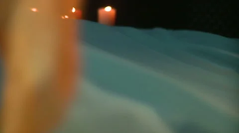 Bed sheets to the wind. Stock Footage 62951234