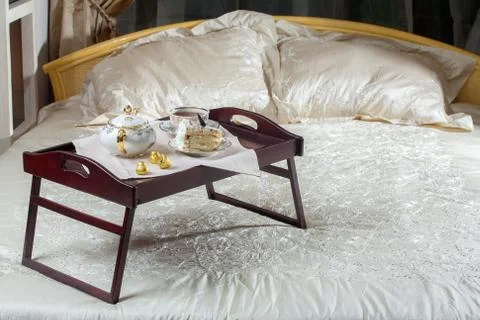 Bed table Stock Photos