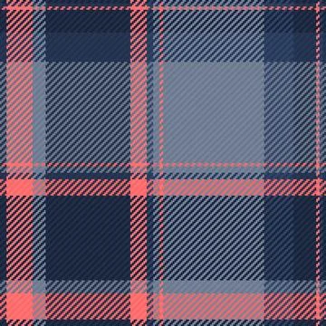 Bed texture background vector, hunter tartan pattern seamless. Striped chec.. Stock Illustration