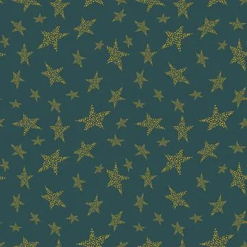 Bed time stars seamless vector pattern Stock-Illustration