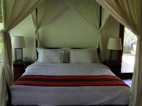 Bed for two Foto stock