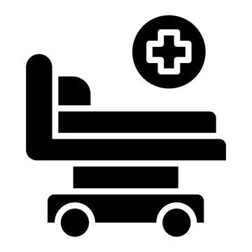 Bed Vector Icon Design Illustration Stock Illustration