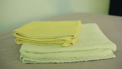 Bed veiled maid Stock Footage 82159998