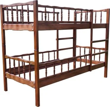 Bed on a white background Stock Photos
