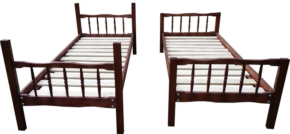 Bed on a white background Stock Photos