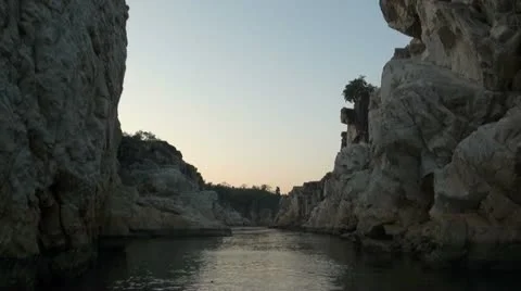 Bedaghat- Marble Rocks 스톡 동영상 11905713