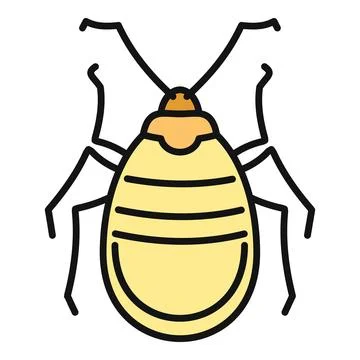 Bedbug icon representing pest infestation and insect parasite Stock Illustration