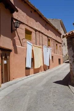 Bedclothes for dry Stock Photos