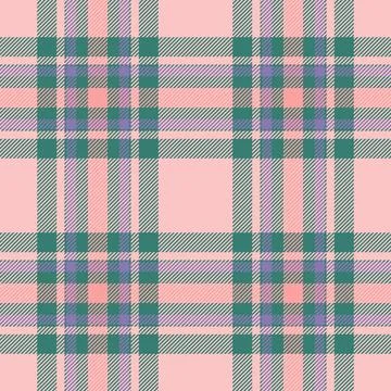 Bedding plaid texture vector, glen fabric tartan seamless. Harvest pattern .. Stock Illustration