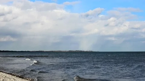 Beddingestrand, Skåne, Sweden Video stock 220784323