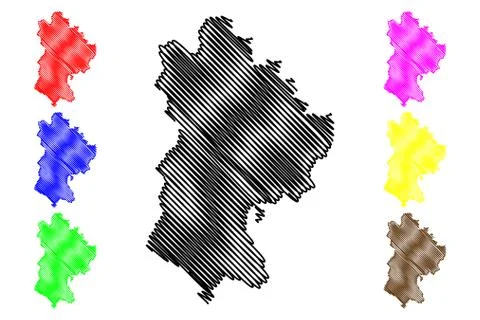 Bedfordshire map vector.... Stock Illustration