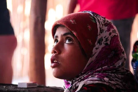 Bedouin child Stock Photos