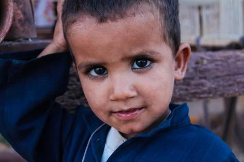 Bedouin child Stock Photos