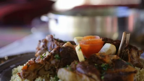 Bedouin Food Stock Footage 102178568