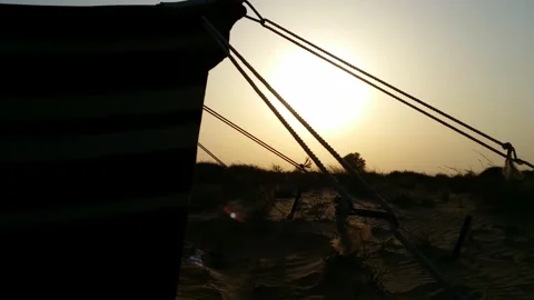 Bedouin Tent Sunset Stock Footage 162453500