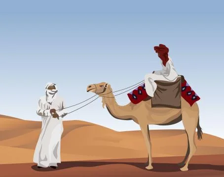 Bedouins Stock Illustration