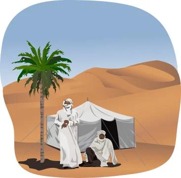 Bedouins Stock Illustration