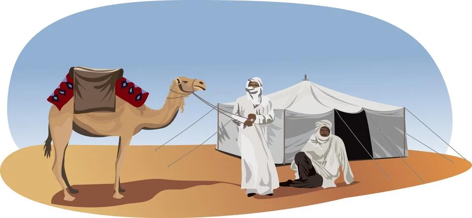 Bedouins Stock Illustration