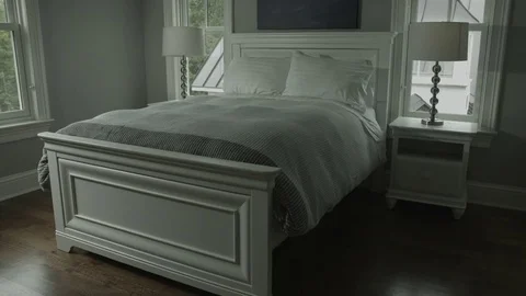 Bedroom Bed day 2 Video stock 82977190