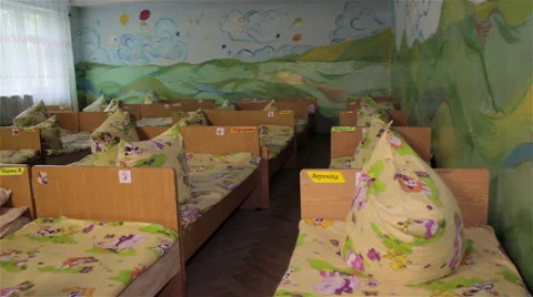 Bedroom with a bed Stock-Footage 51741715