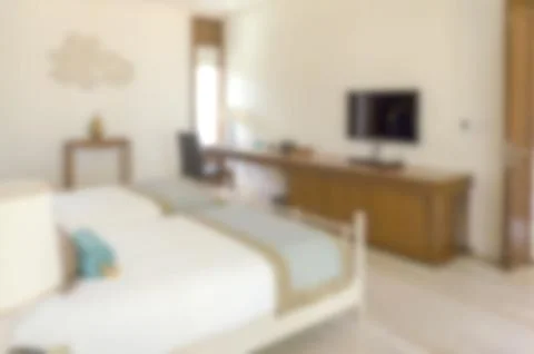 Bedroom blurred background Stock Photos