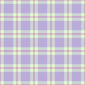Bedroom check plaid vector, wrapping textile fabric texture. Trim seamless .. Stock Illustration