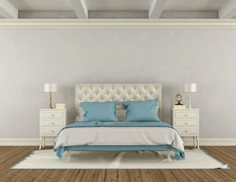 Bedroom in classic style Stock Illustration