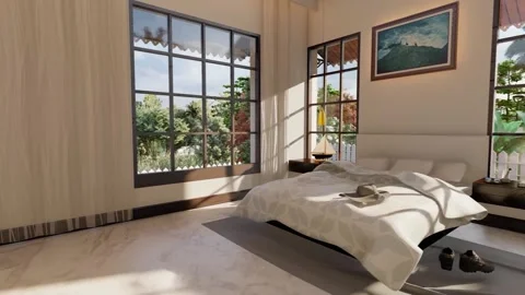 Bedroom Design Model Stock Footage 202323110