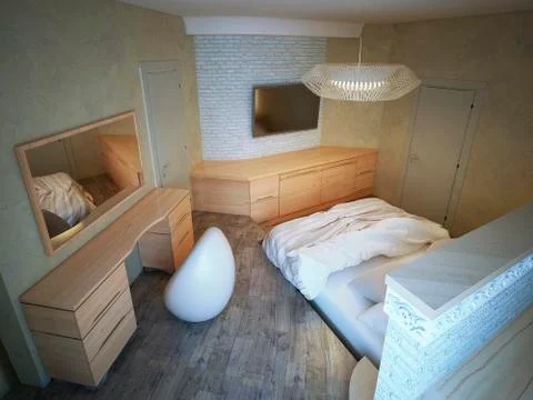 Bedroom-garde Stock Illustration